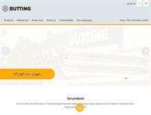 Tablet Screenshot of butting.com